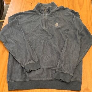 Linksoul Men's Quarter Zip size L - Green/Gray - Aviara GC logo on chest
